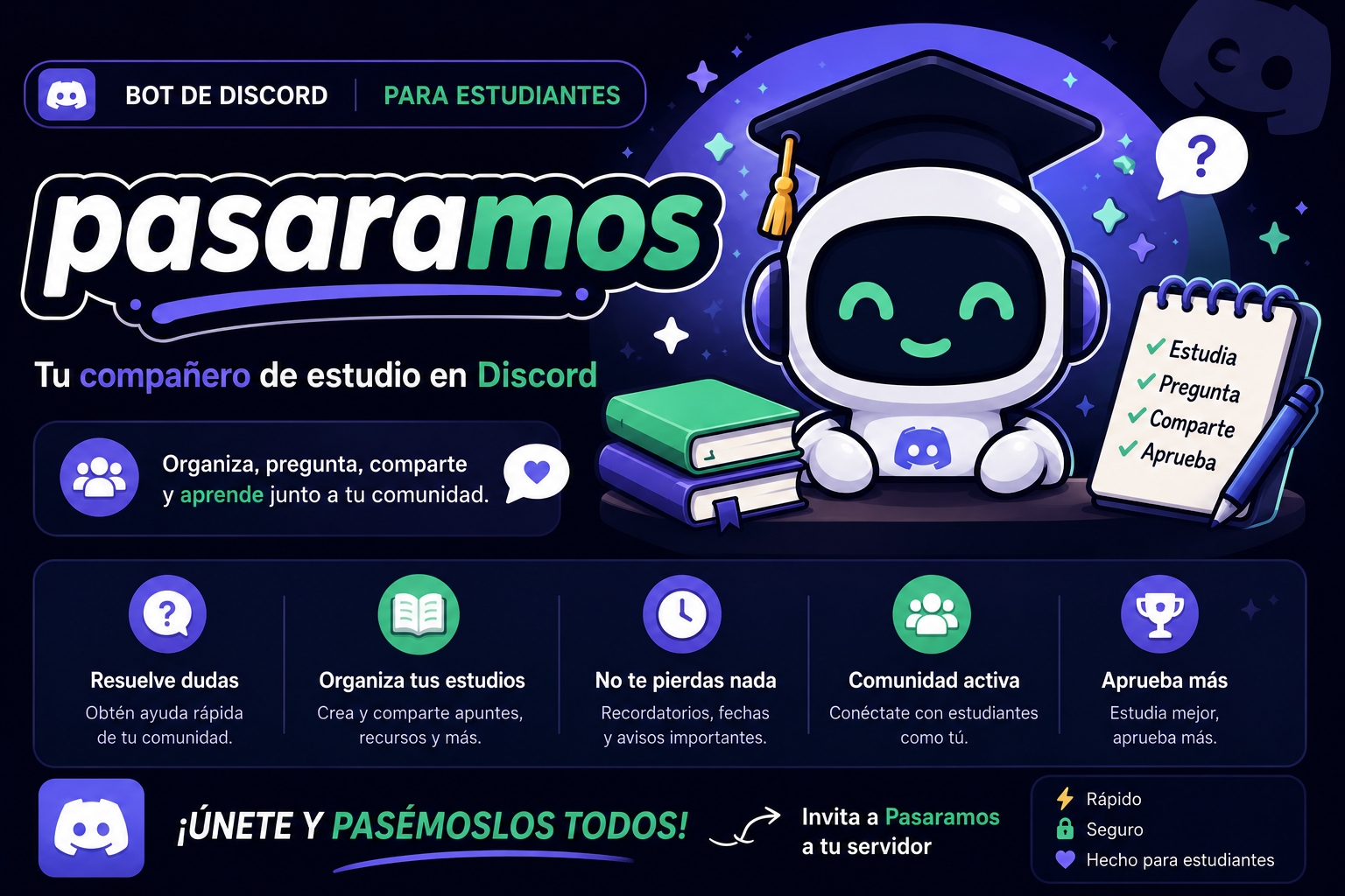 PasaRamos Bot Banner Interface